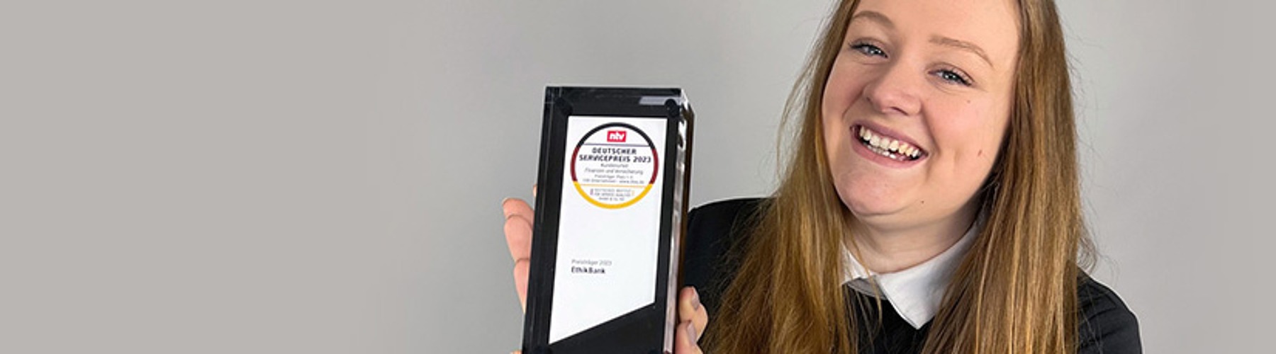 Die EthikBank wurde mit dem „Deutschen Service-Preis 2026“ im Bereich „Finanzinstitute - Überregional – Kundenurteil“ ausgezeichnet.