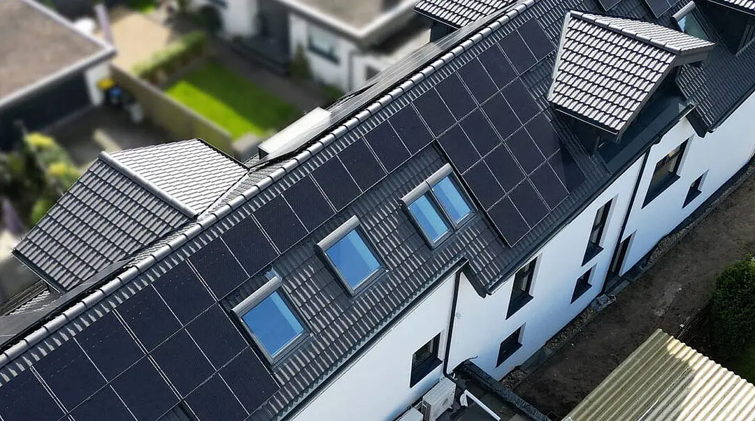 Luftbildaufnahme Ecosolar Projekt