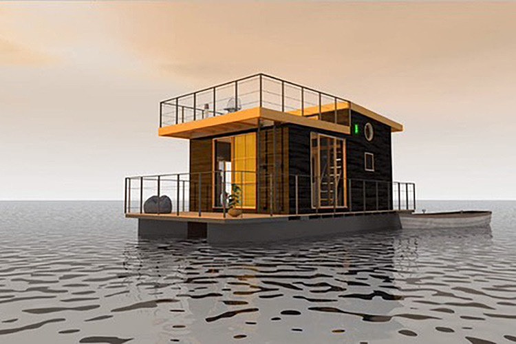 Benjamins Tiny Hausboot Hamburg